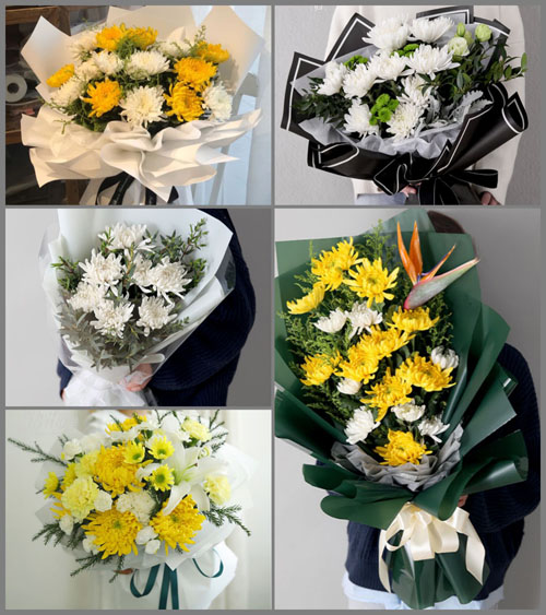 广东梅州市五华县横陂镇联长村白事花束代送